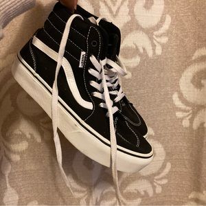 Vans high top platform